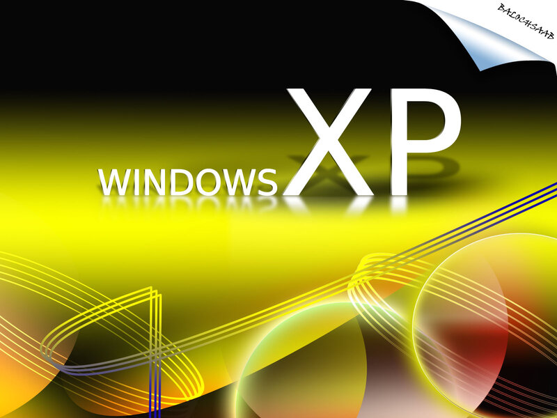 Windows XP Logo — Yellow