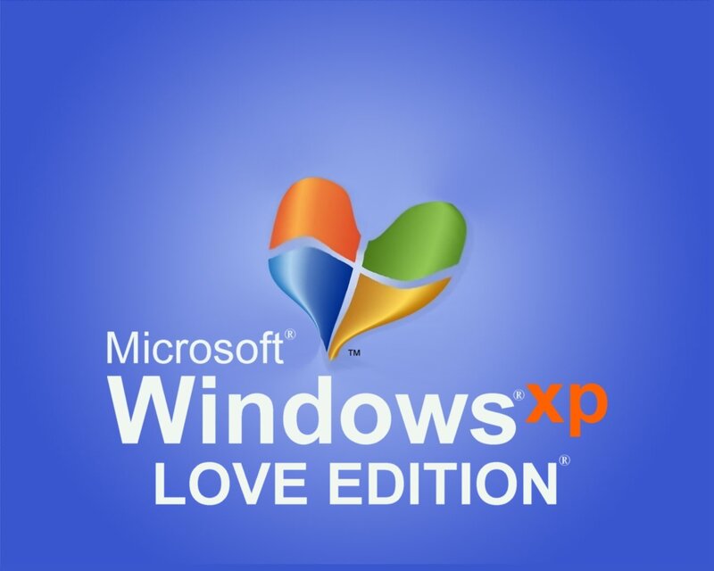 Windows XP Love Edition — Blue