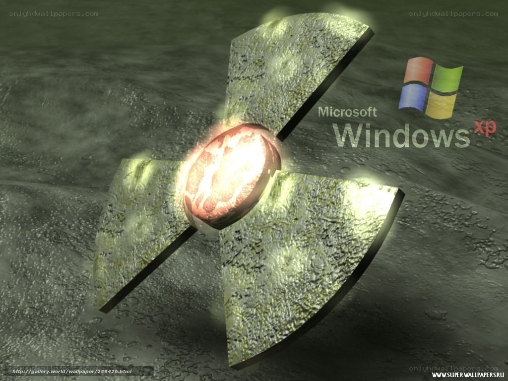 Windows XP nuclear symbol
