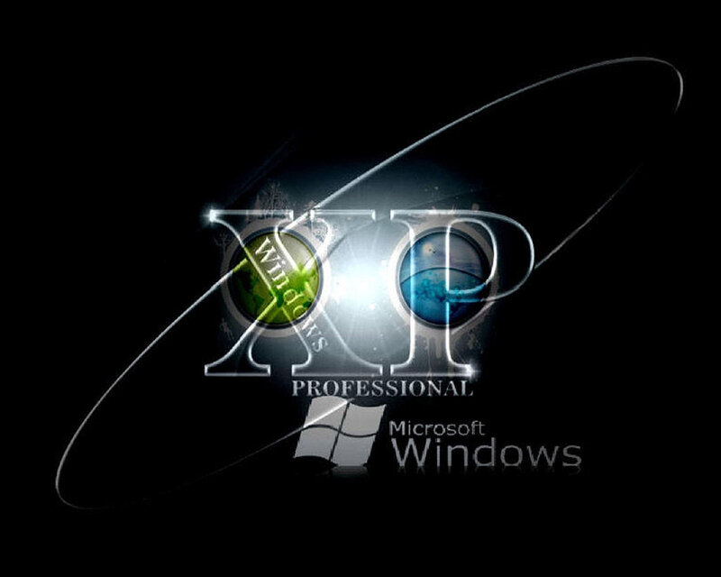 Windows XP Professional Logo — Black