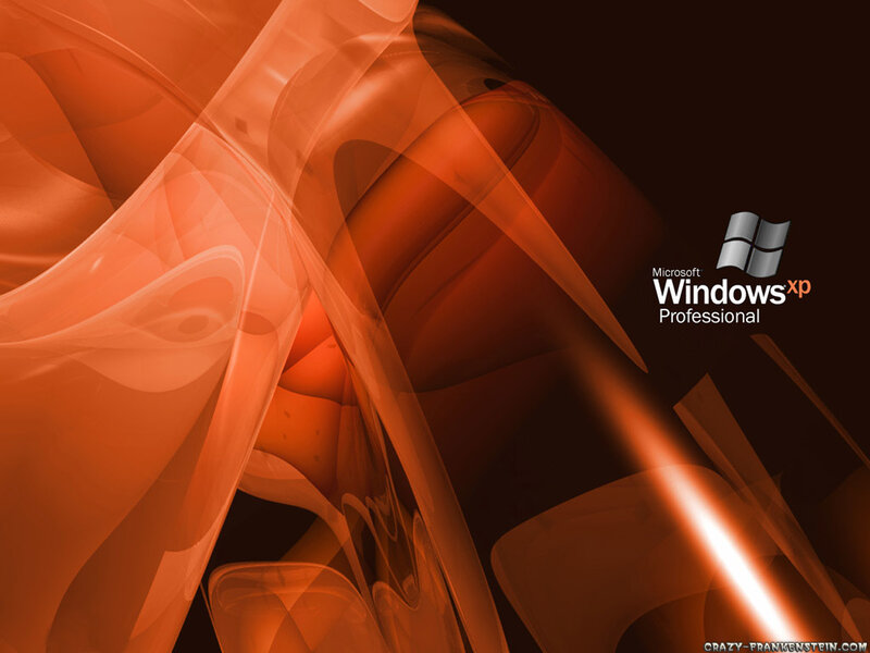 Windows XP Professional Logo — Orange