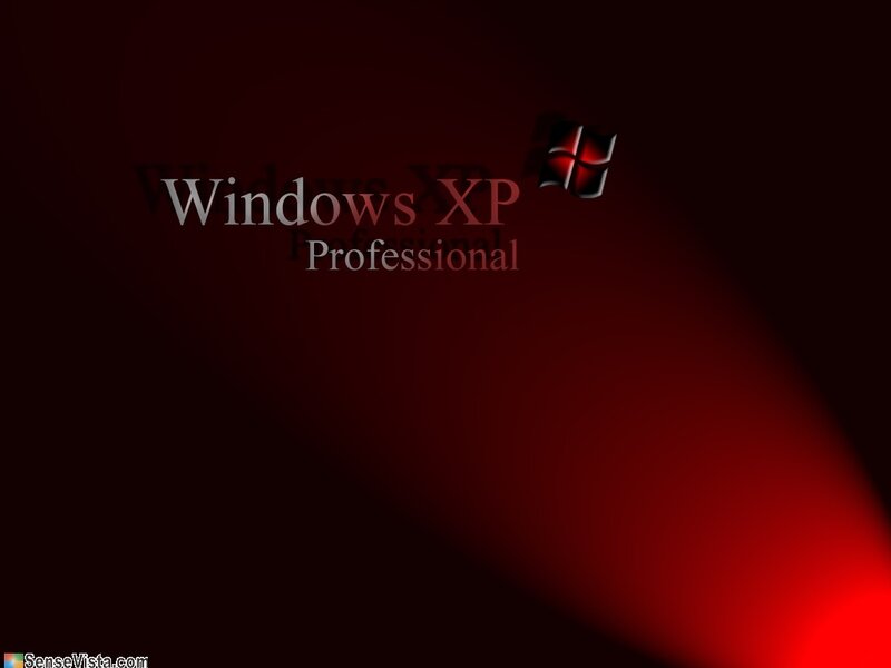 Windows XP Professional Logo — Red
