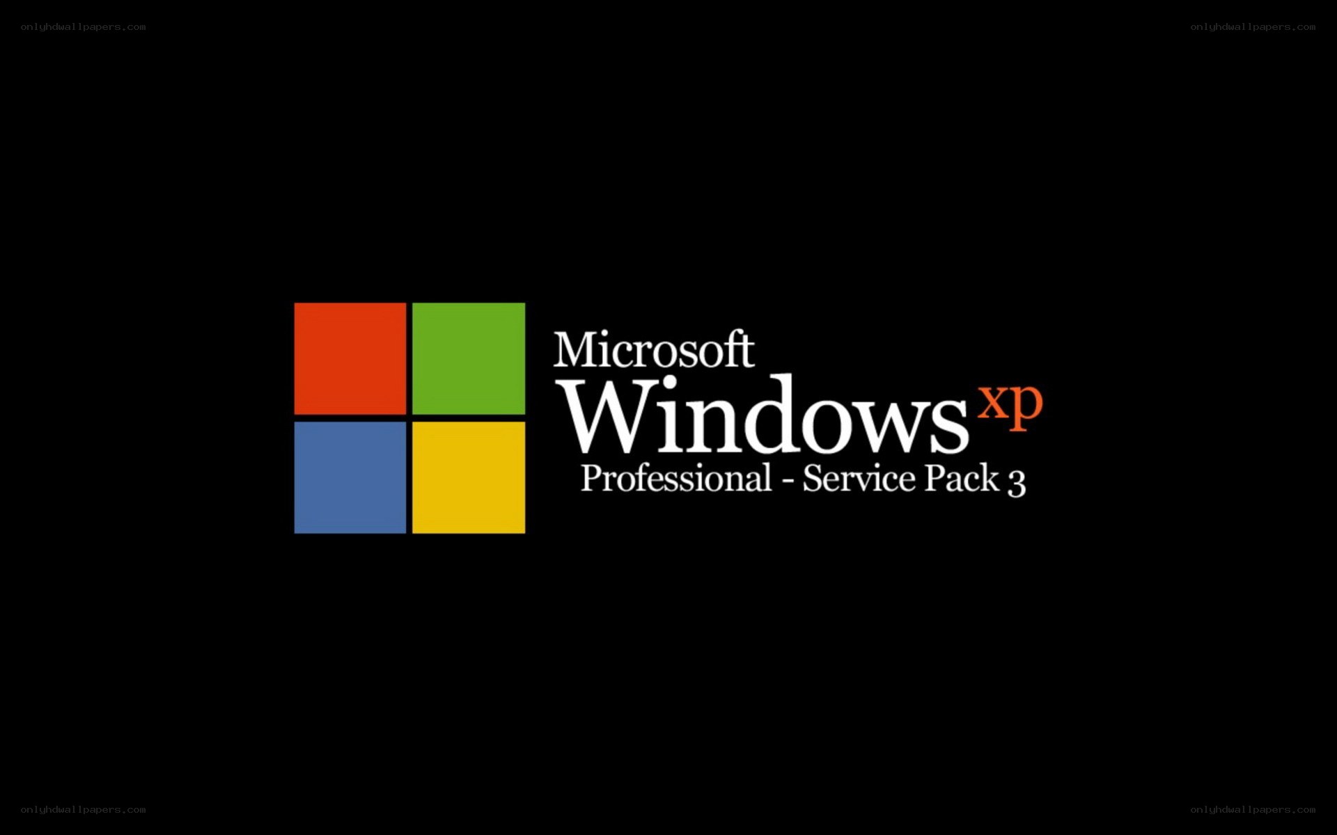 Windows XP Professional SP3 logo