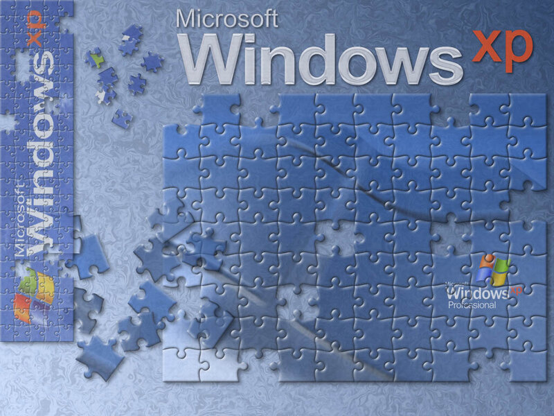 Windows XP Puzzle — Blue