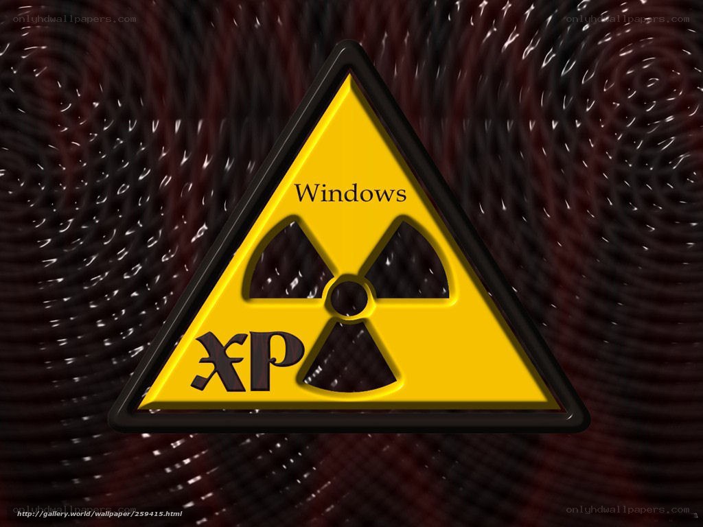 Windows XP radiation warning