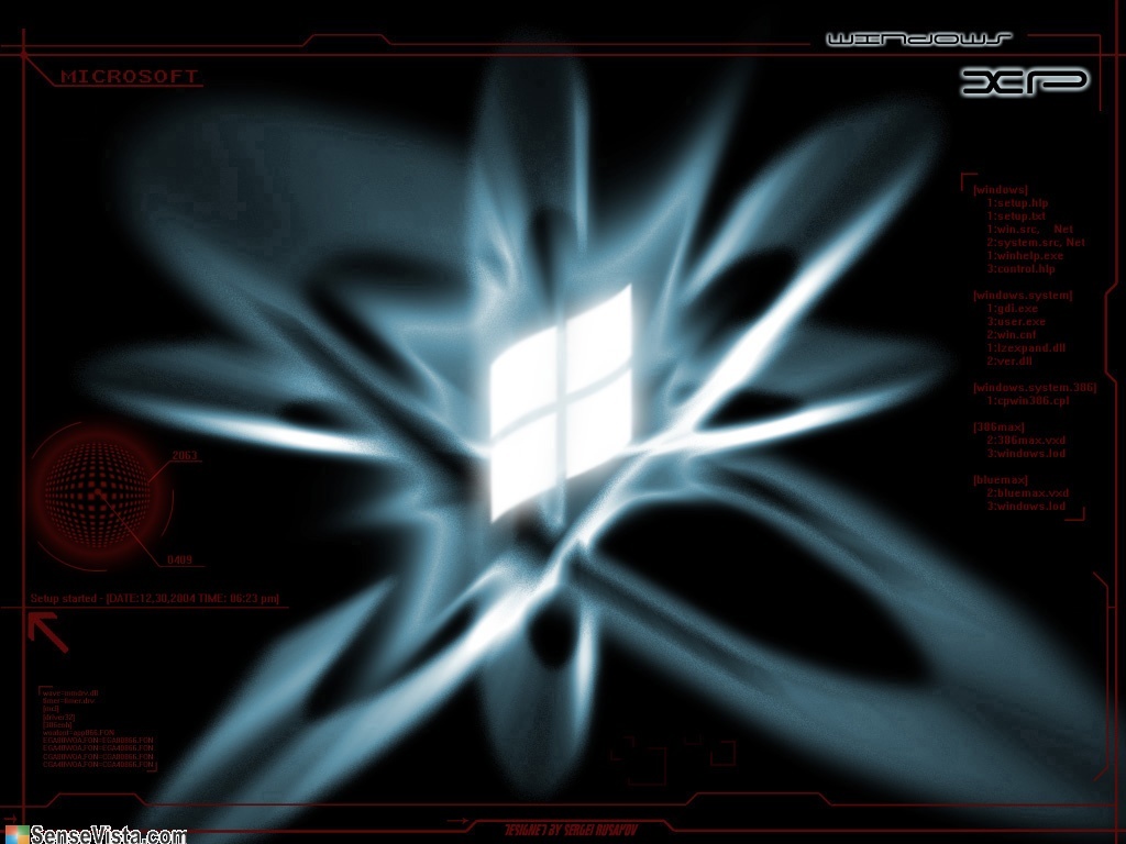 Windows XP setup screen