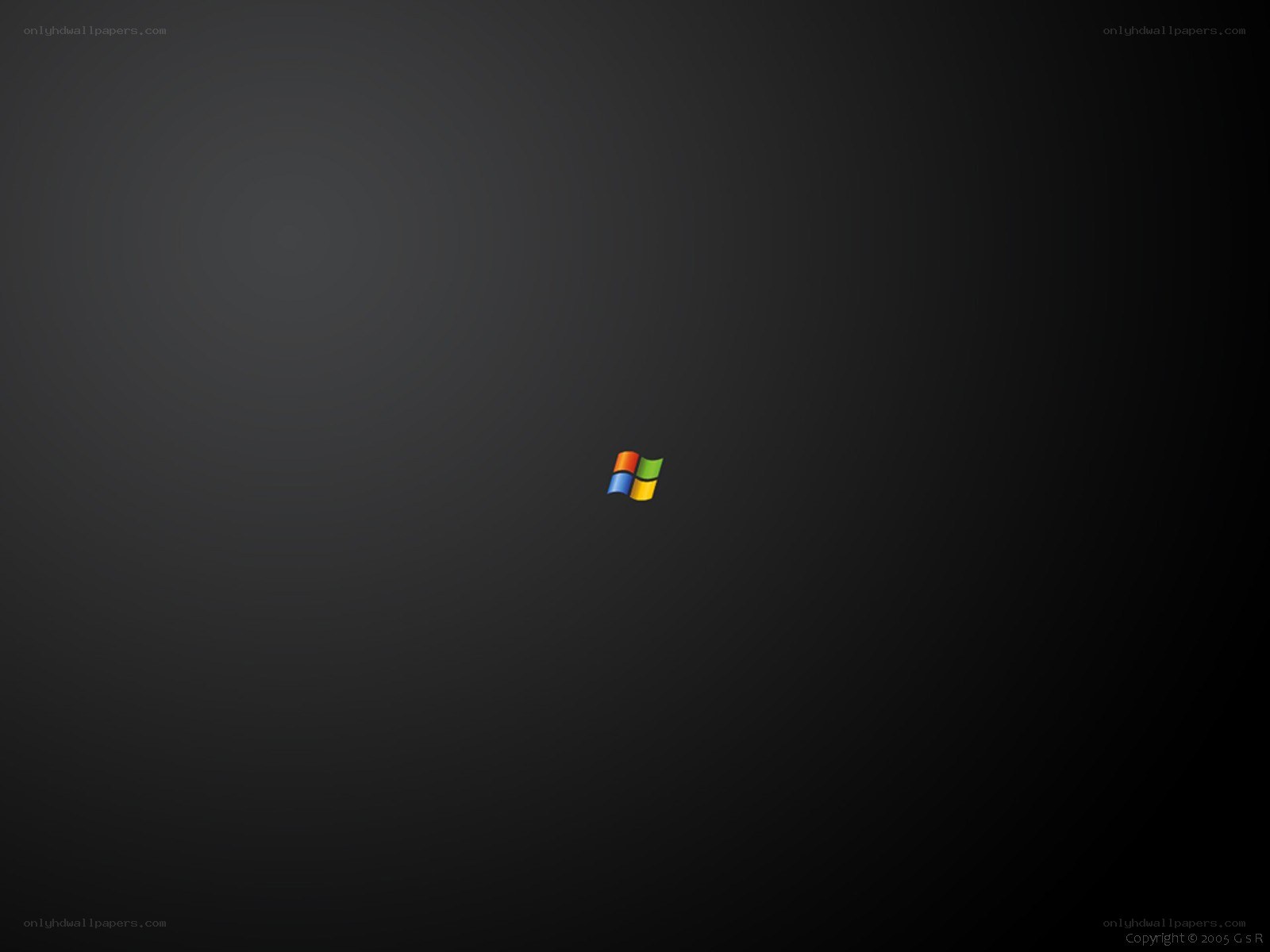 Windows XP startup screen