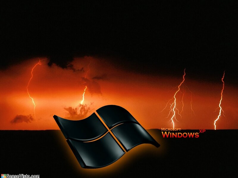 Windows XP storm background