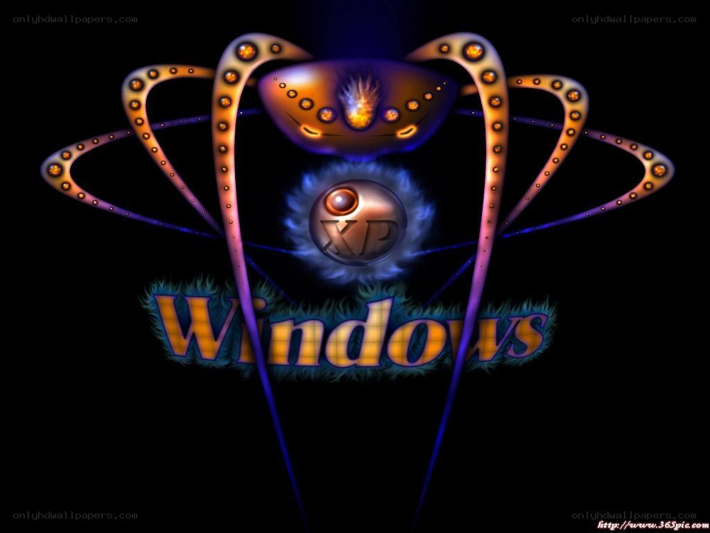 Windows XP themed digital artwork