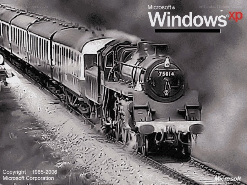 Windows XP train wallpaper