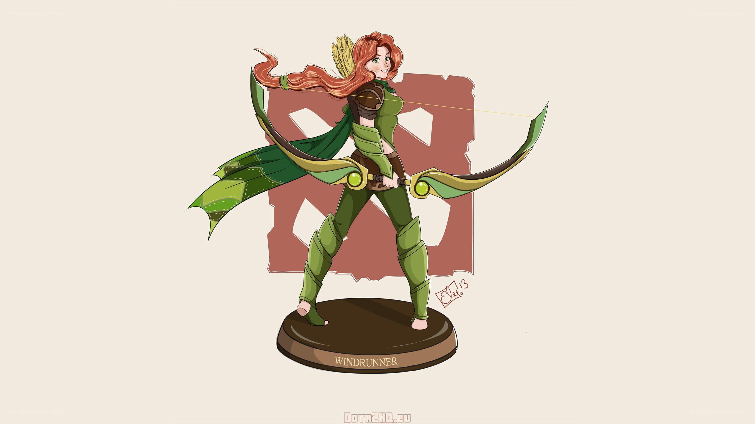 Windrunner archer figurine