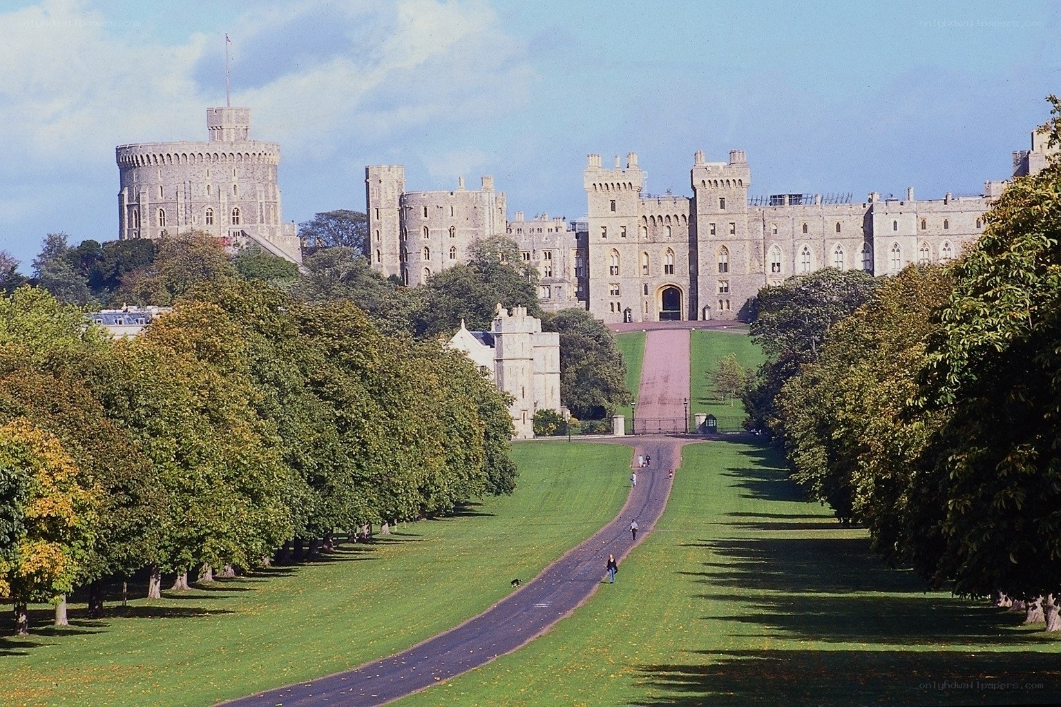 Windsor Castle from the Long Walk