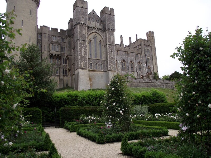 Windsor Castle garden view