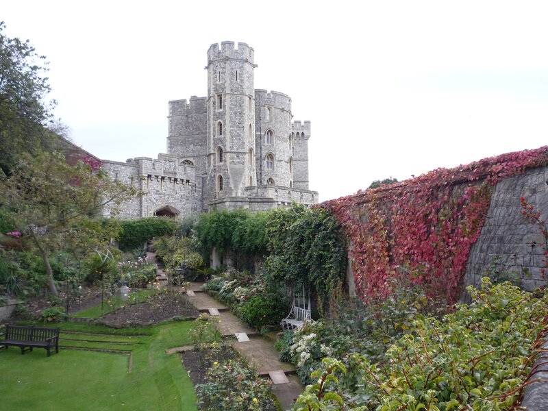 Windsor Castle garden view