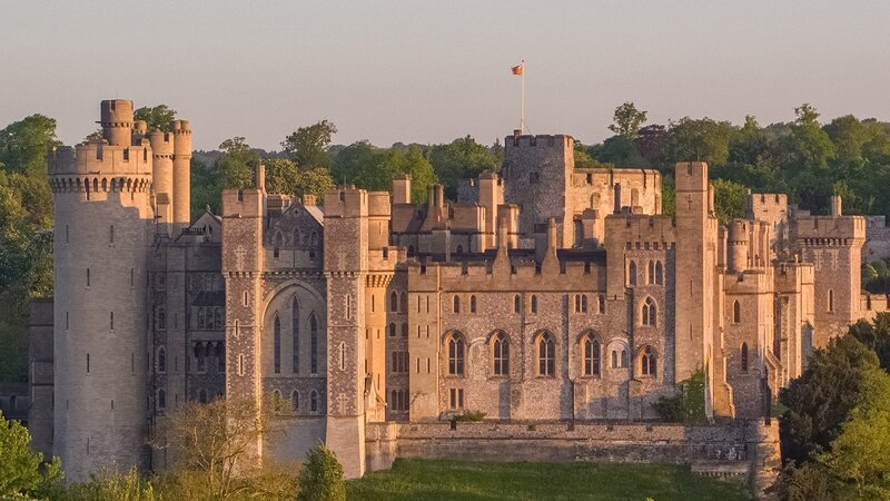 Windsor Castle — Gray, Serene, Sunset