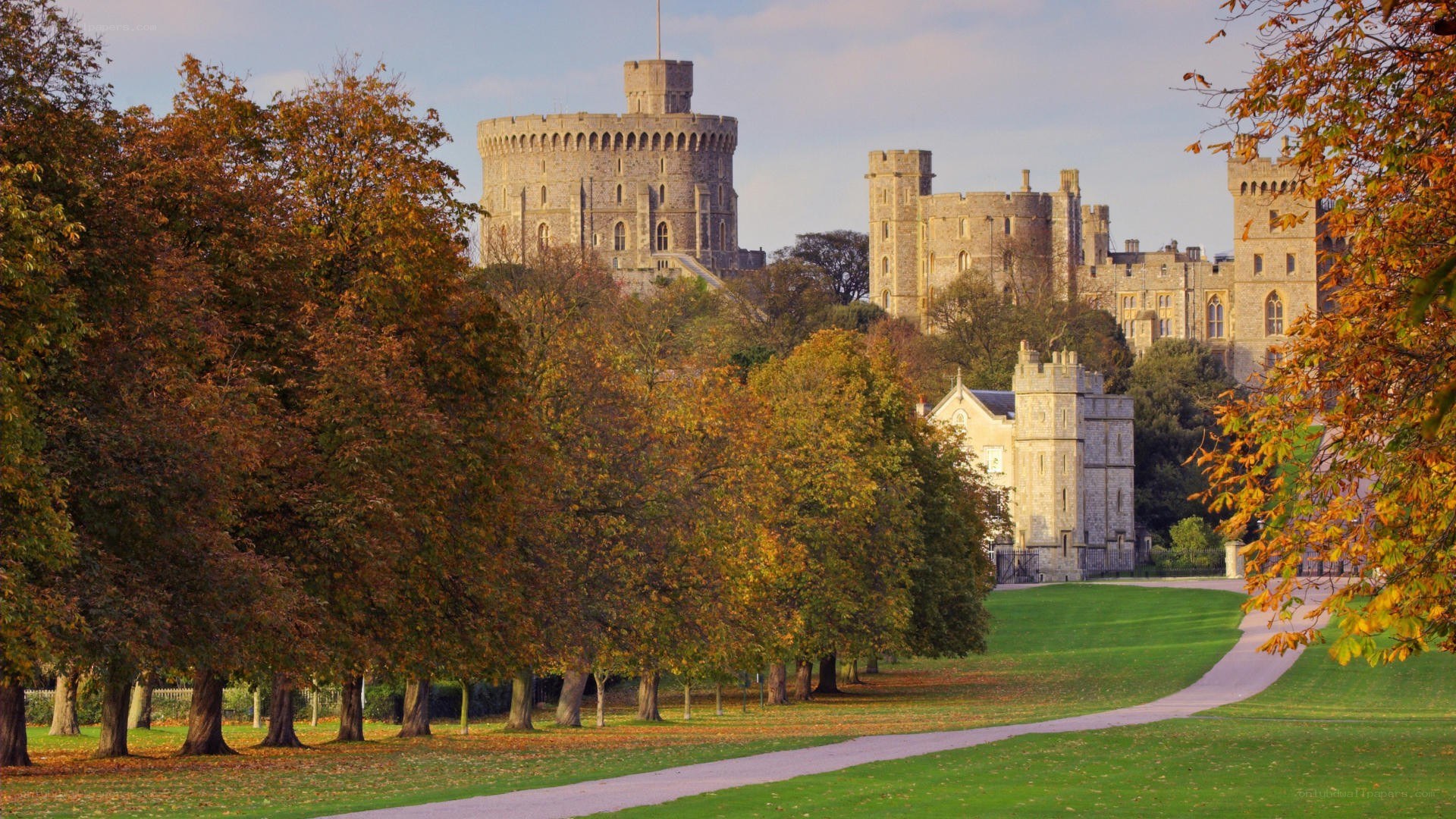 Windsor Castle in autumn
