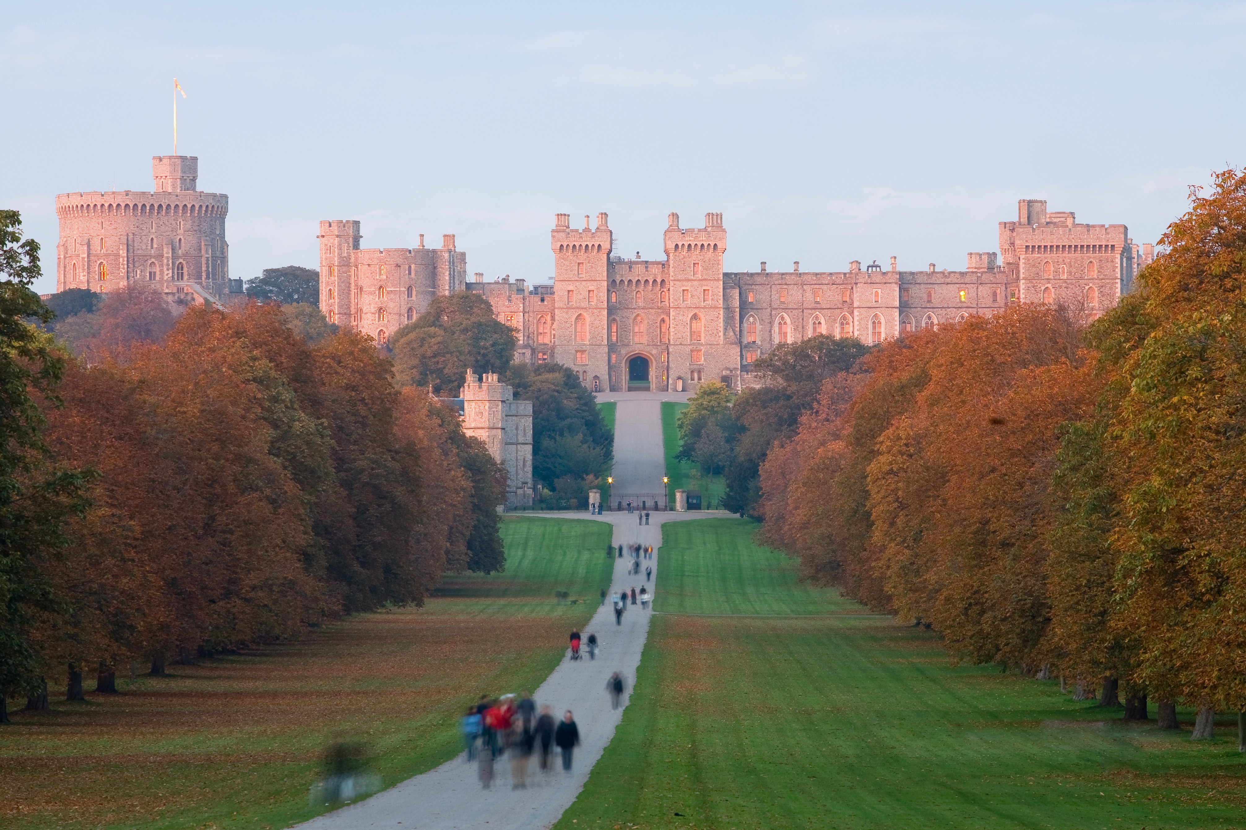 Windsor Castle in autumn