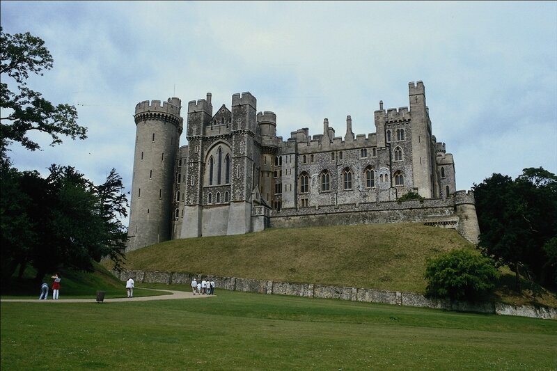 Windsor Castle on a cloudy day