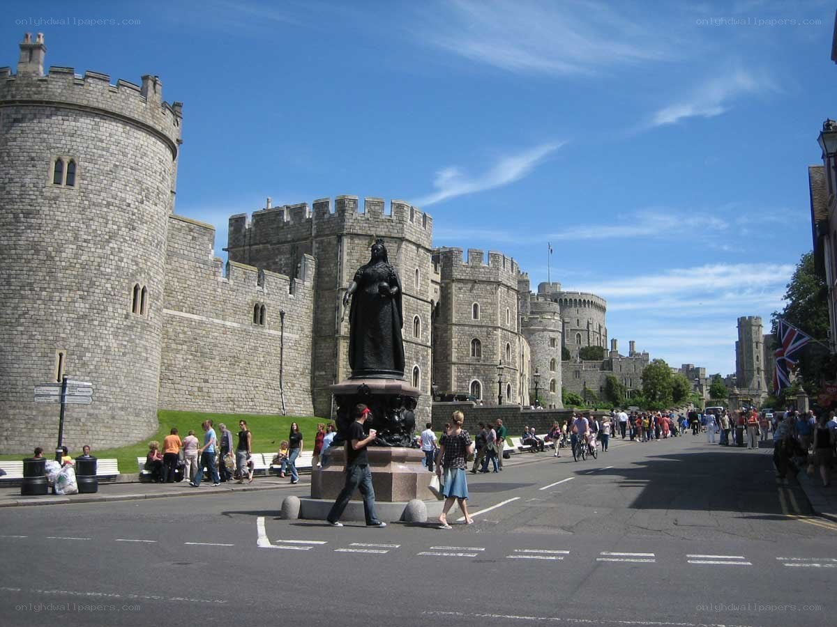Windsor Castle on a sunny day