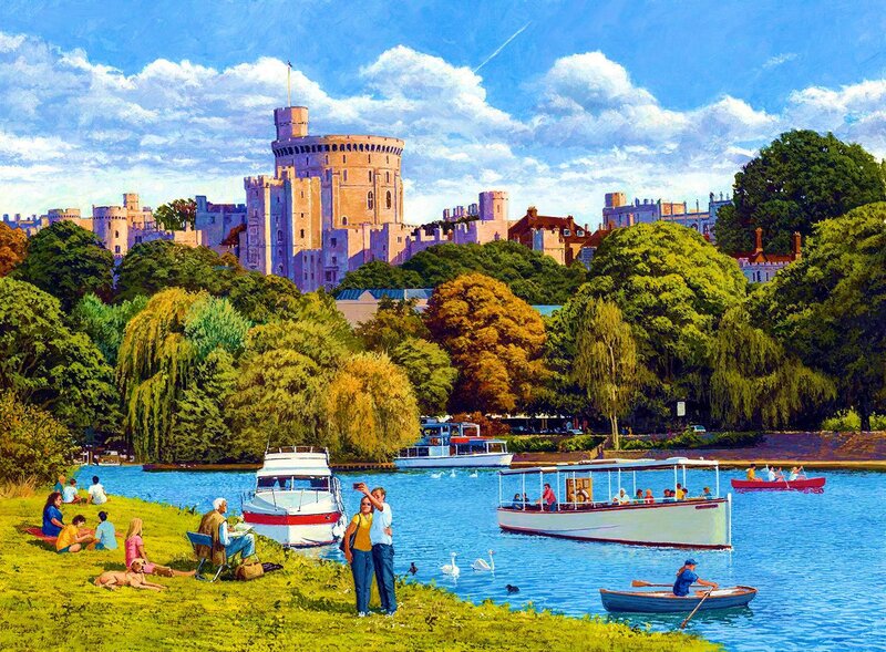 Windsor Castle View — Blue