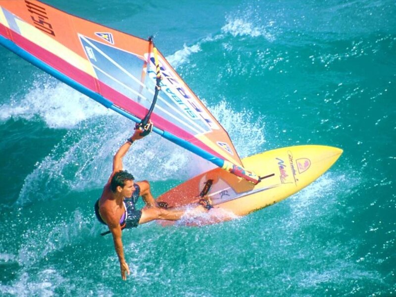 windsurfer in action