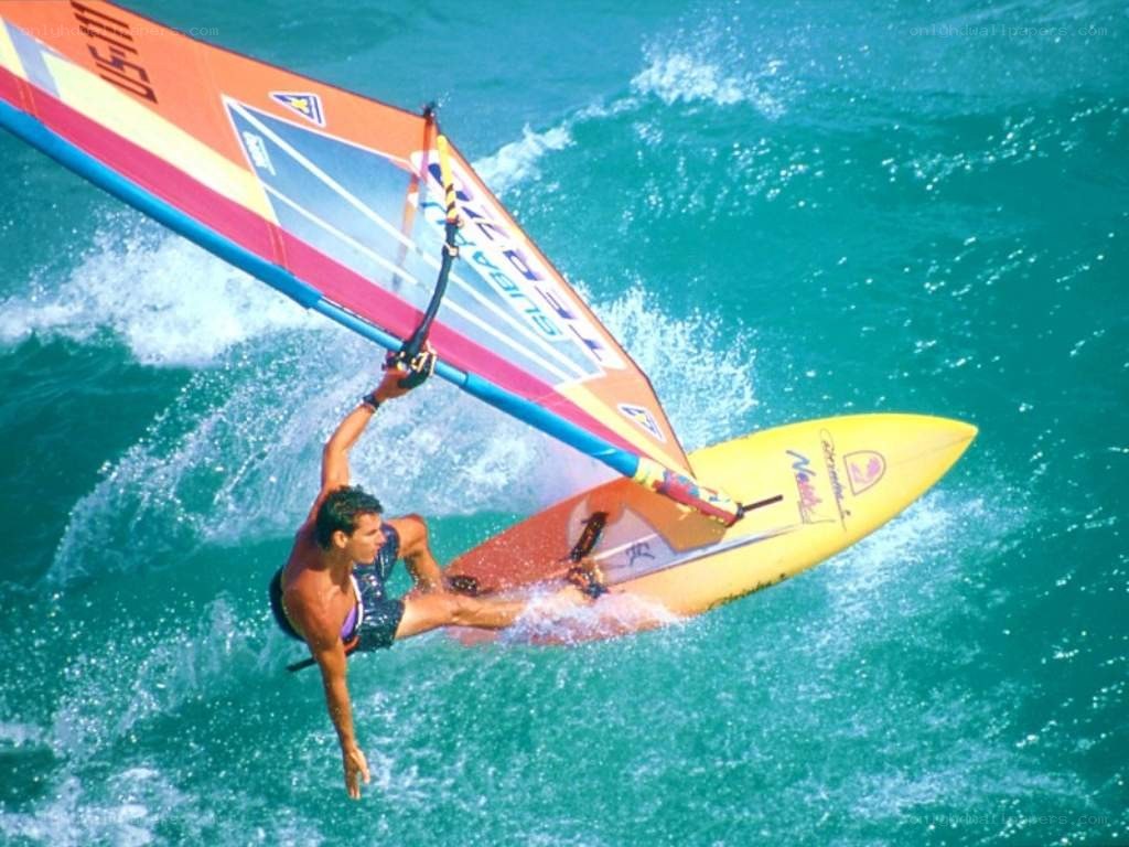 windsurfer in action