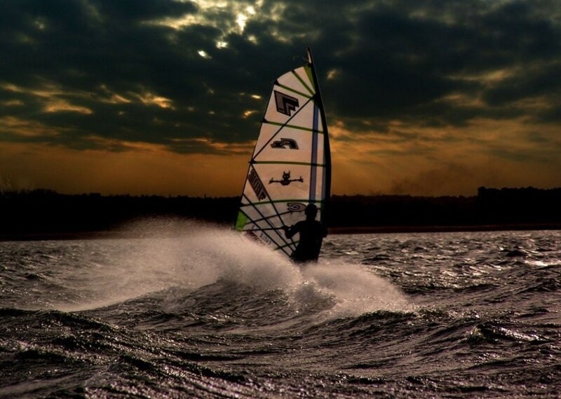 Windsurfer on Water