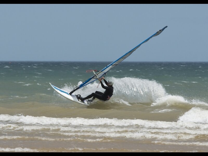 Windsurfer on Wave