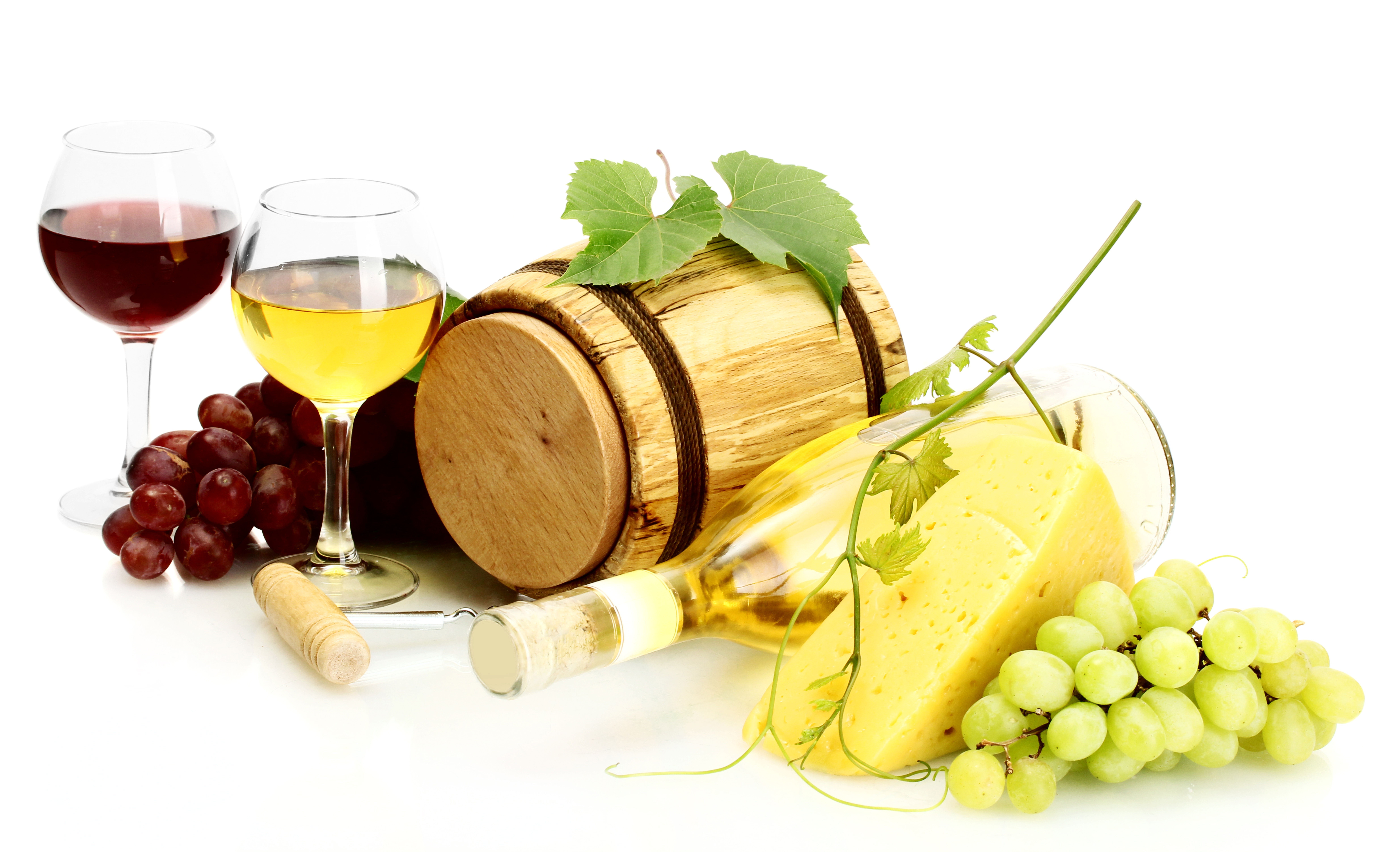 wine and cheese arrangement