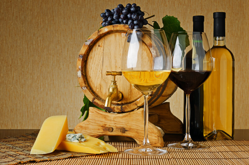 Wine and Cheese Display