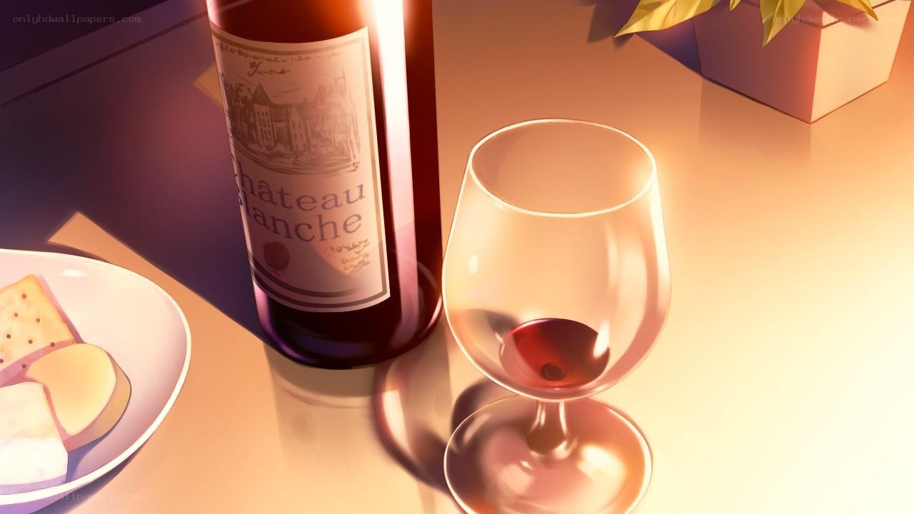 wine and cheese on table