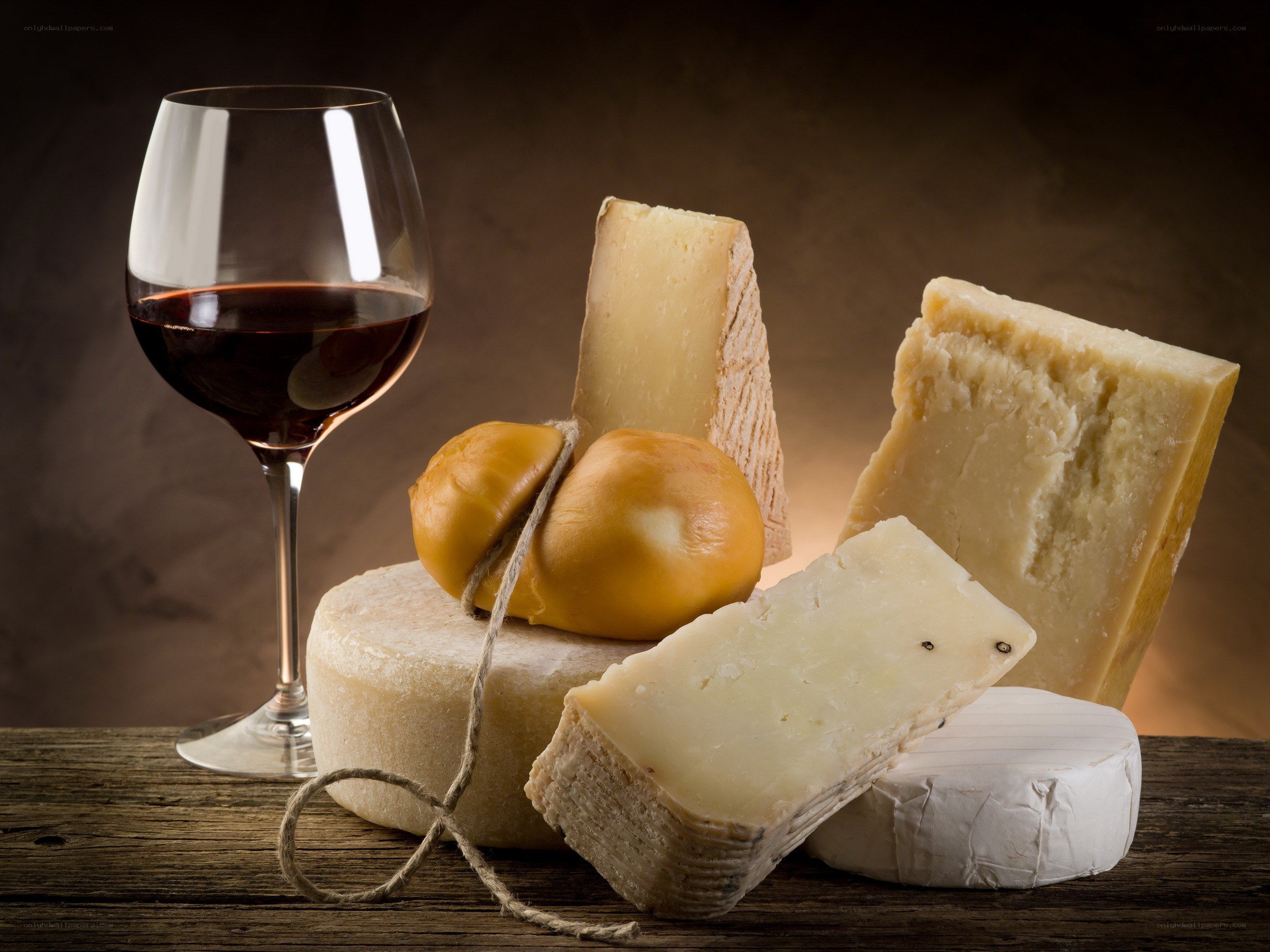 wine and cheese platter