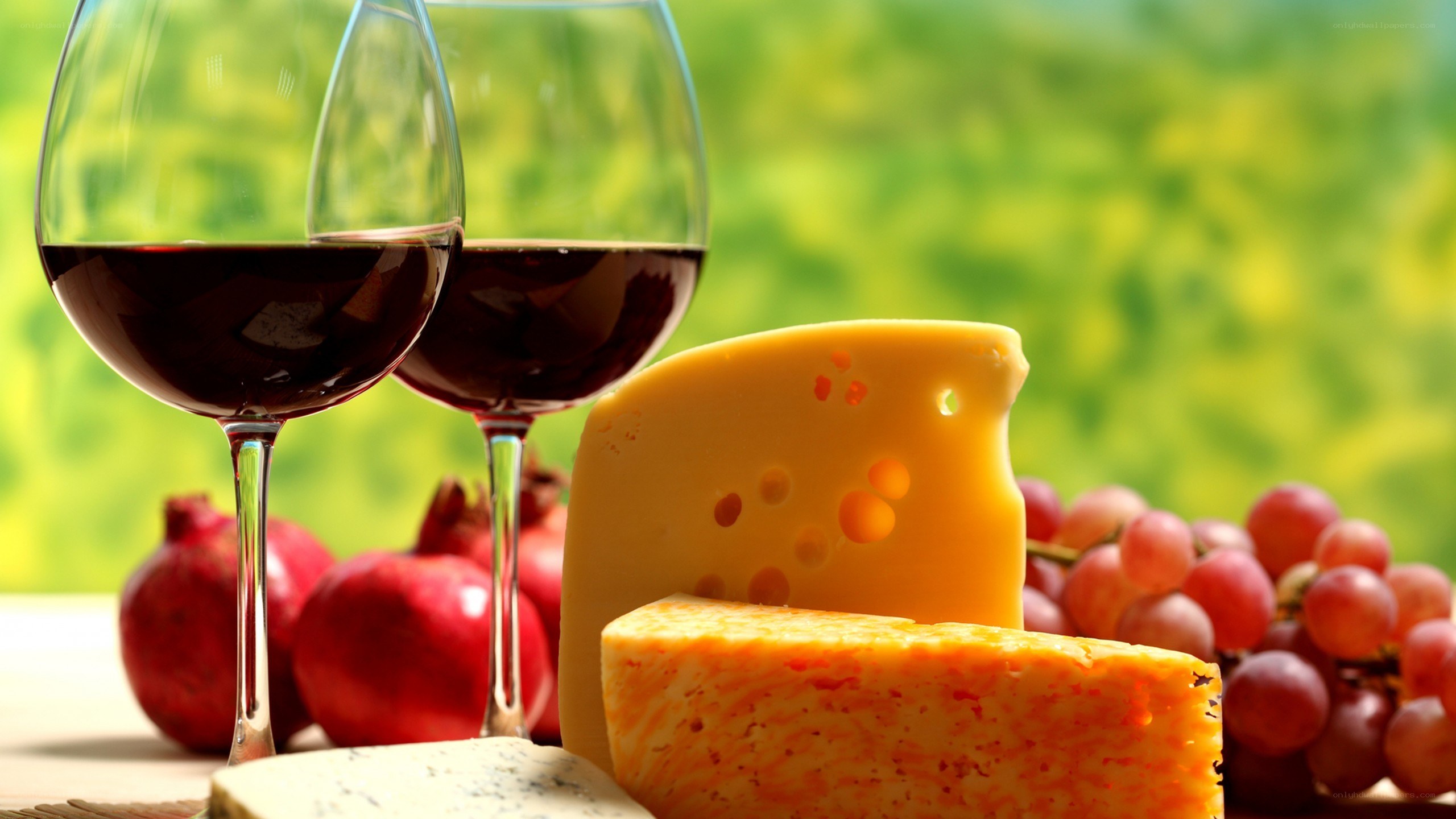 wine and cheese platter