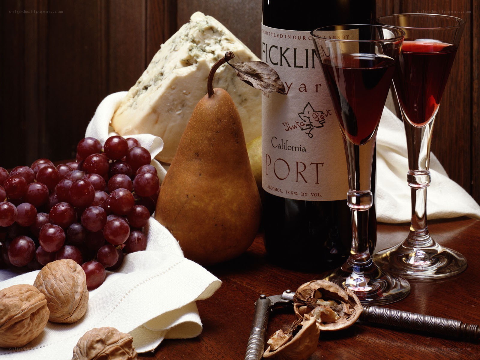wine and cheese platter