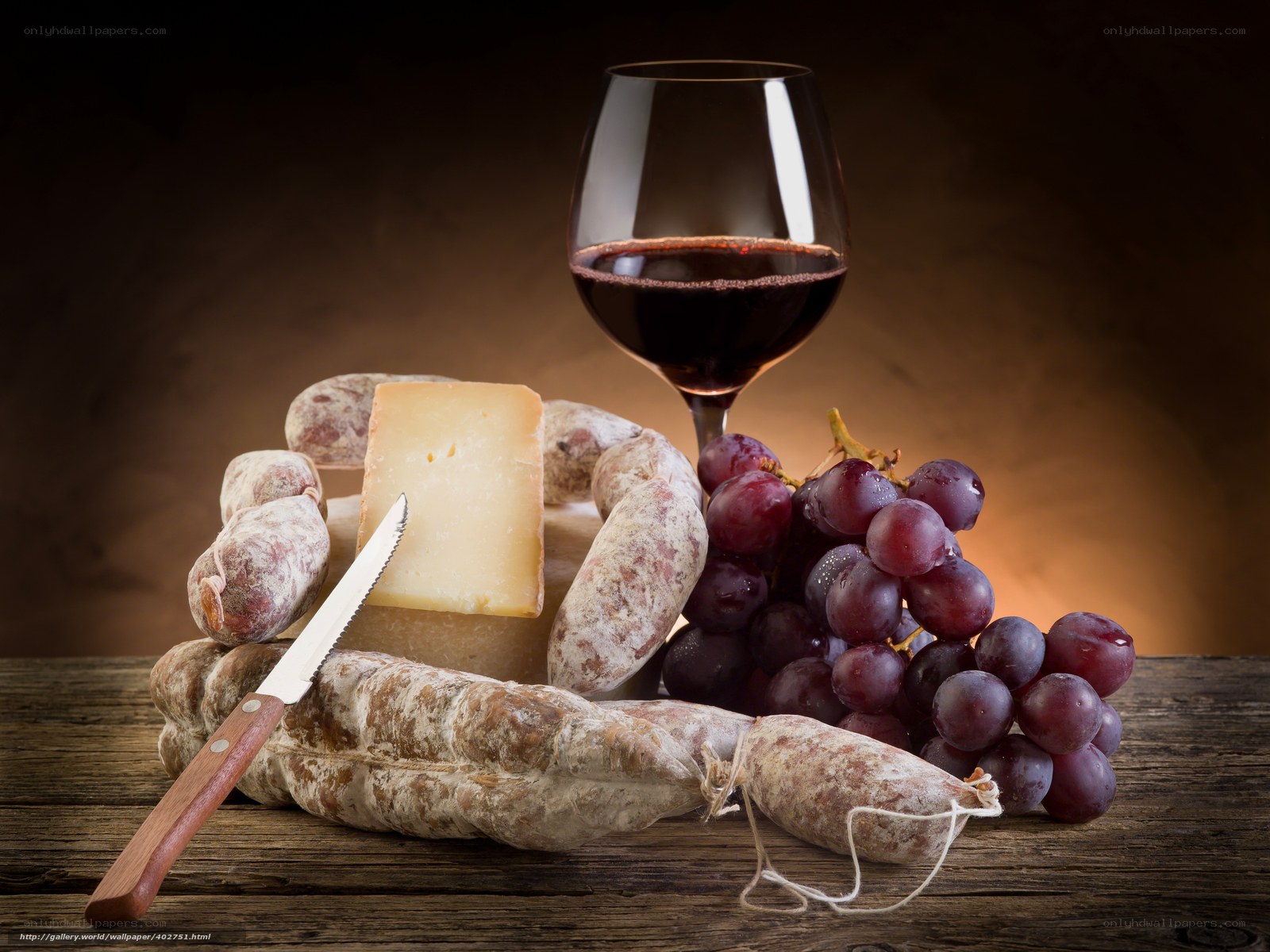 wine and cheese platter