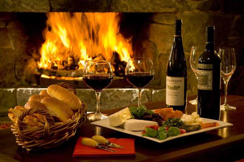 Wine and Cheese Platter — Brown, Cozy