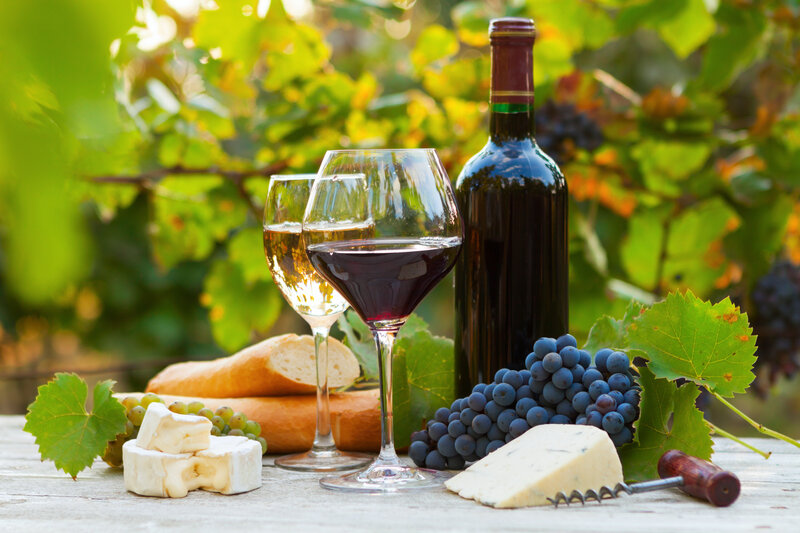 Wine and Cheese Platter — Green