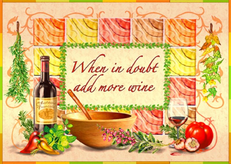 Wine and Kitchen Ingredients