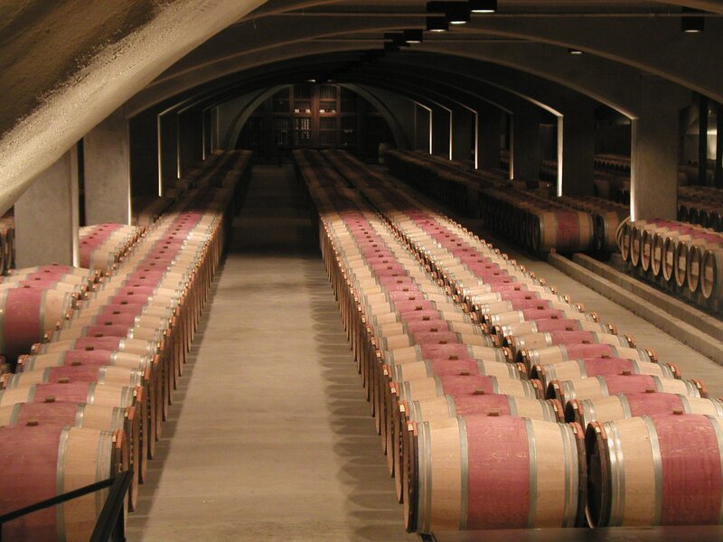 Wine Barrels in Cellar