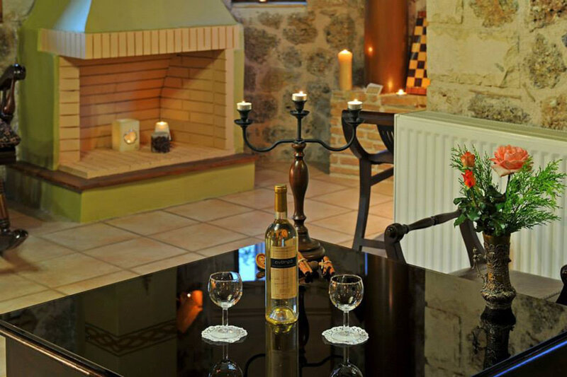 Wine Bottle on Table — Black