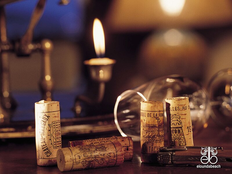 Wine Corks on Table