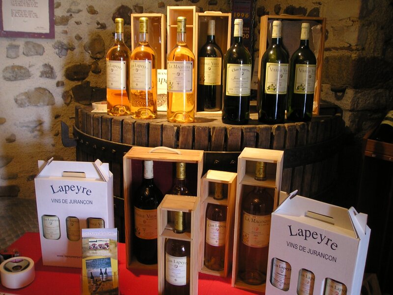 Wine display at a cellar