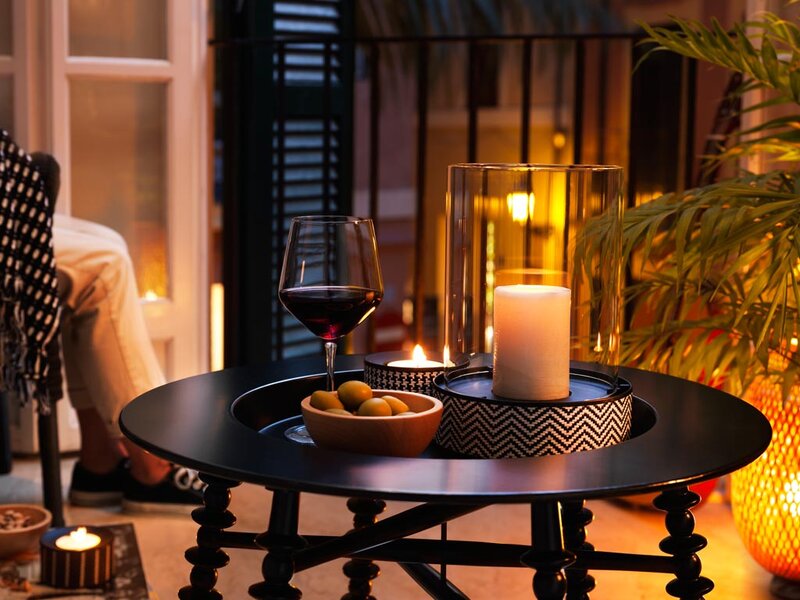 Wine Glass on Table