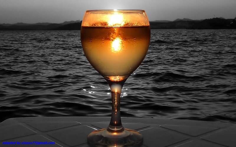 Wine Glass on Water