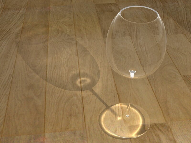 wine glass on wooden floor
