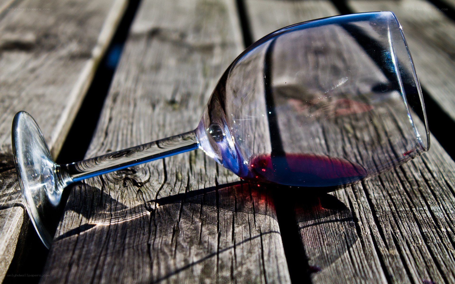 wine glass on wooden surface