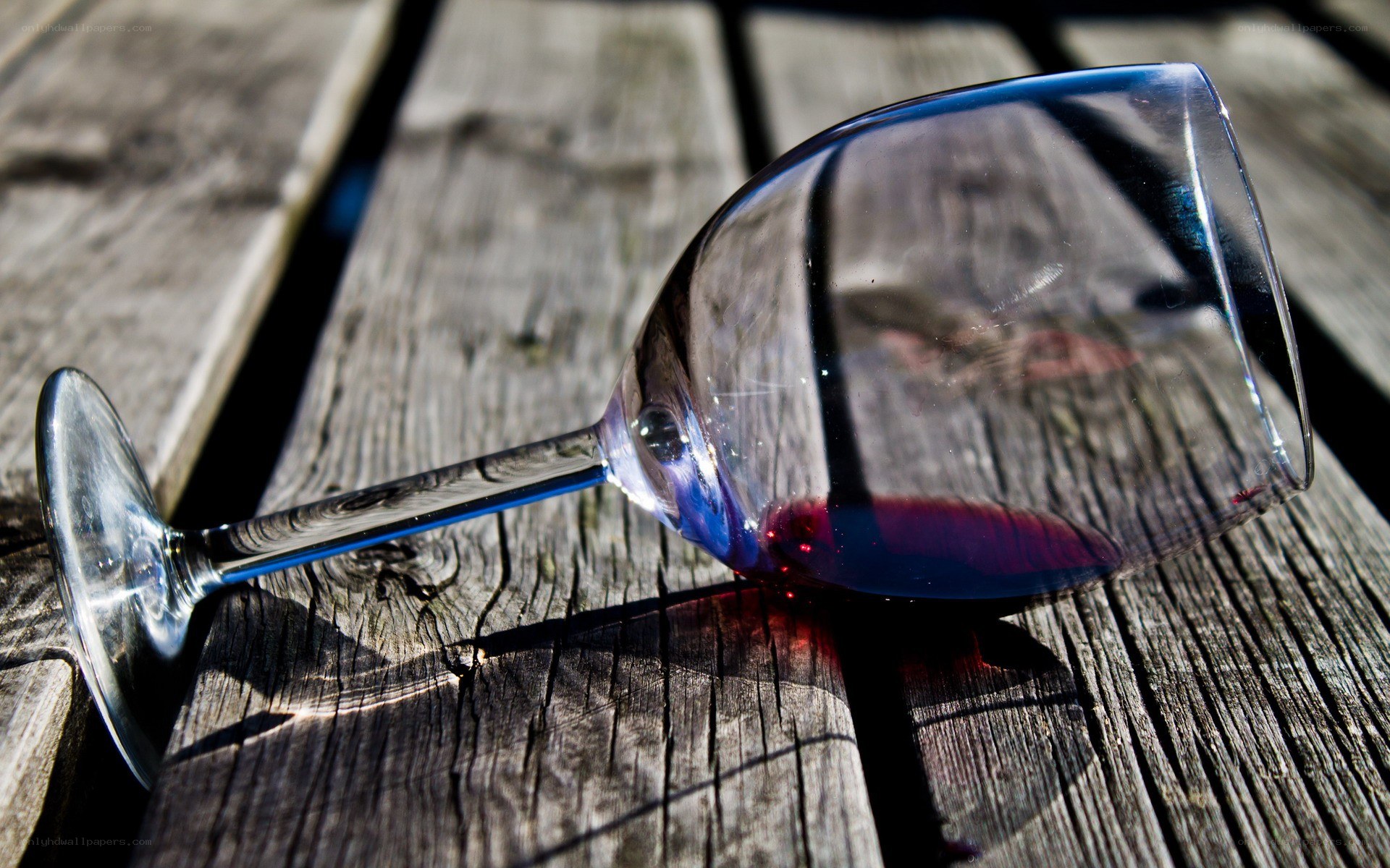 wine glass on wooden surface