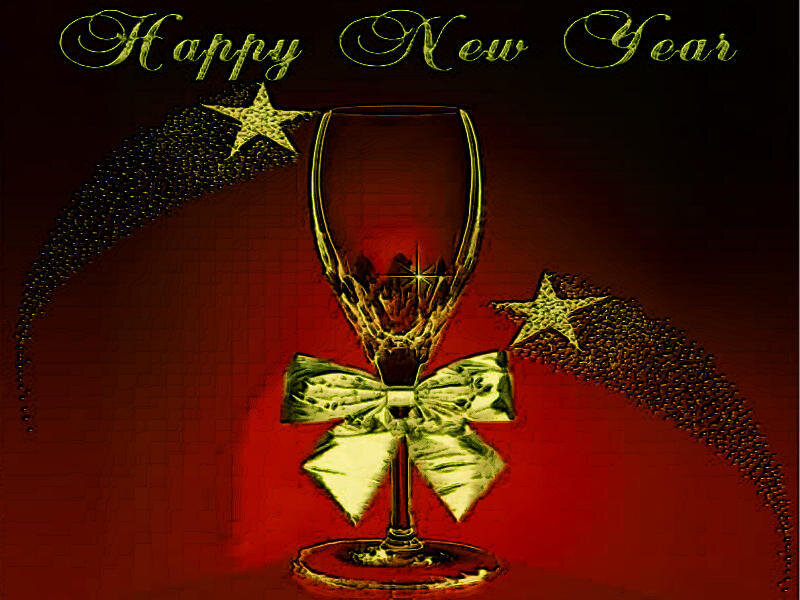 Wine Glass with Bow