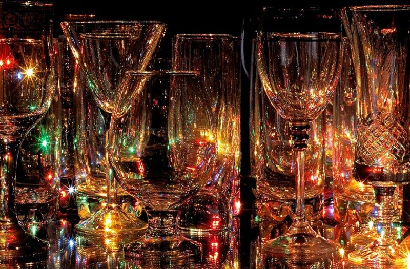 Wine Glasses with Lights