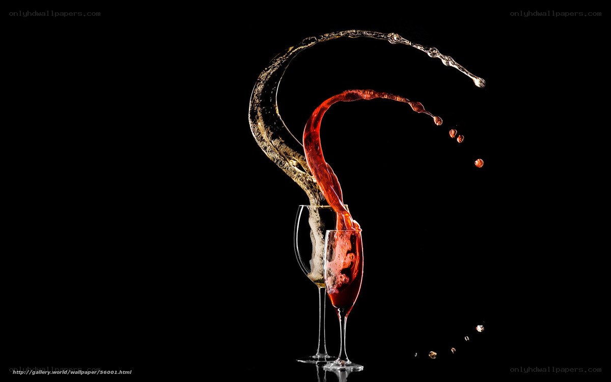 Wine splashing in motion